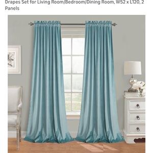 Light Blue Velvet Curtains